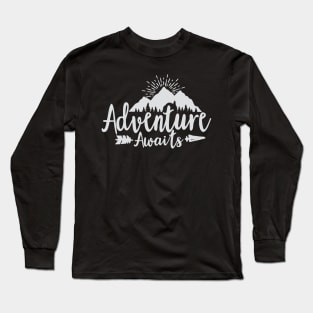 Adventure Awaits Long Sleeve T-Shirt